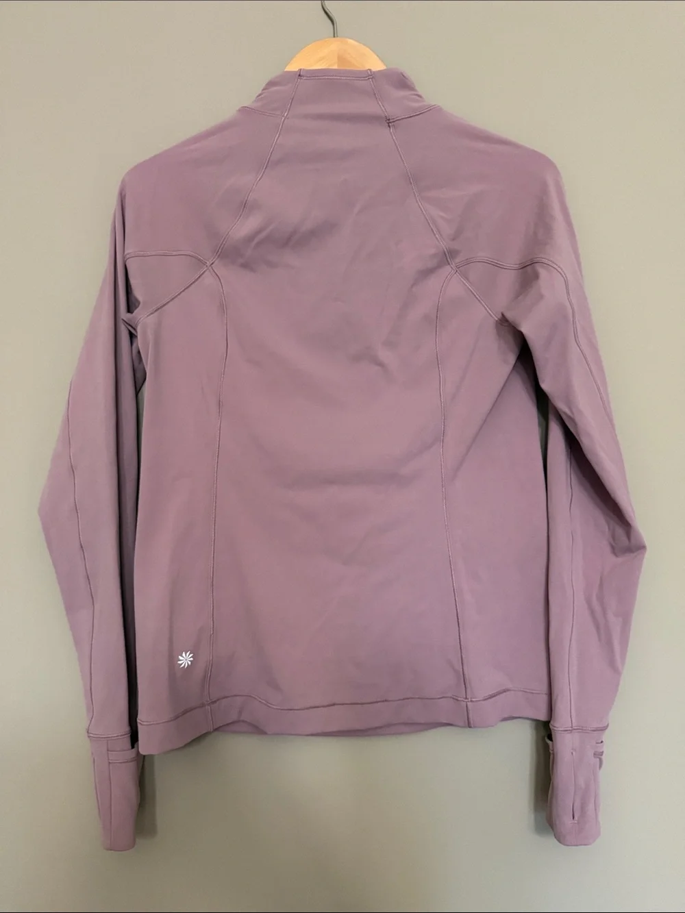Athleta Lavender Half-Zip Active Pullover - Picture 3 of 4